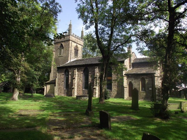 Christ Church Ainsworth churchyard